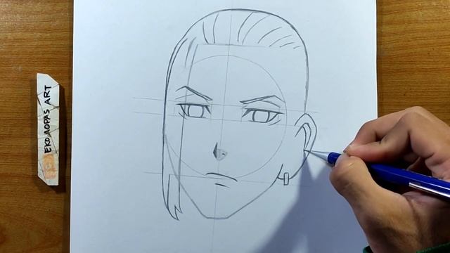 How To Draw DRAKEN From Tokyo Revengers - Step By Step