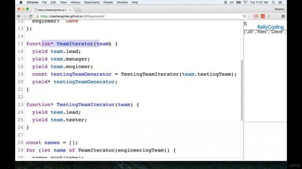 ES6 JavaScript 056 Delegation of Generators Continued