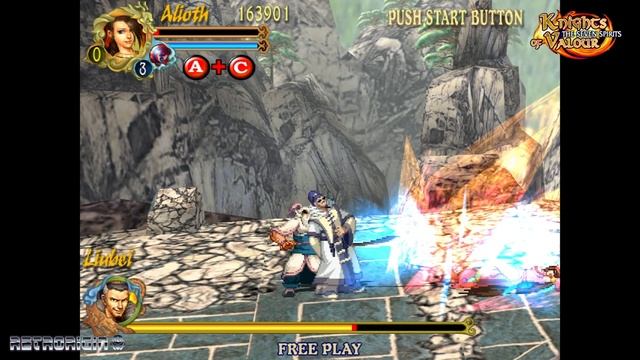 Knights of Valour: The Seven Spirits for the Sega Dreamcast (Atomiswave conversion) смотреть онлайн