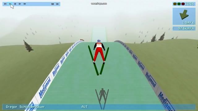 Deluxe Ski Jump 3 Czech 198,80 m [Full HD 720p] смотреть онлайн