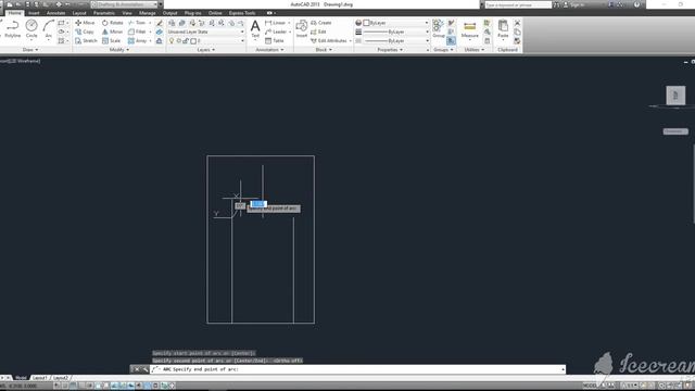 Islamic arch shape opening in 3d wall in Autocad 2013 смотреть онлайн