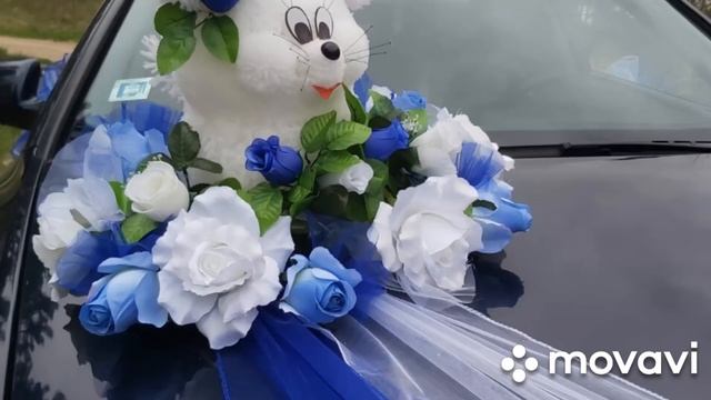 Украшение машины на выписку из роддома! смотреть онлайн