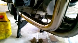 Tutorial cambio aceite y filtro aceite Honda CBF 1000