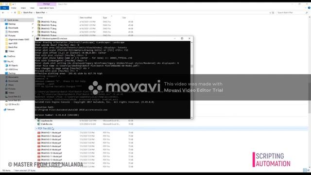 Autocad Scripting Plotting from AutoCAD Core Console смотреть онлайн
