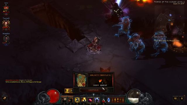 [12] Diablo III Reaper of Souls — F&F BETA: crusader gameplay [act III, Adventure + Rift, Expert] смотреть онлайн