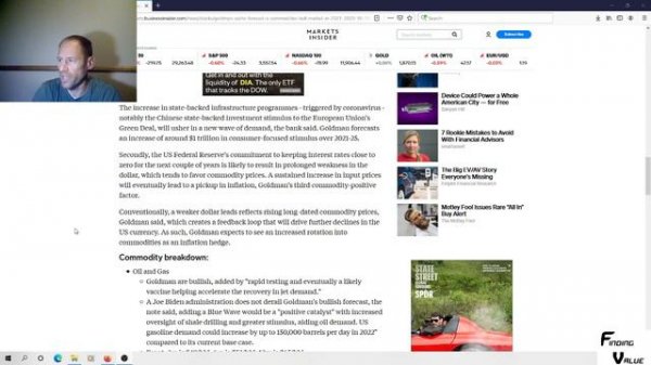 Goldman Sachs Thinks Commodities Bull Market Coming 2021