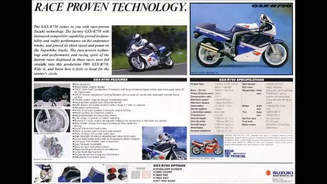 1989 SUZUKI GSXR 750K - START UP and SOUND. 15000kms смотреть онлайн