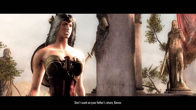 Evil Wonder Woman Vs Wonder Woman Fight Scene FULL BATTLE 4K 60FPS - Injustice