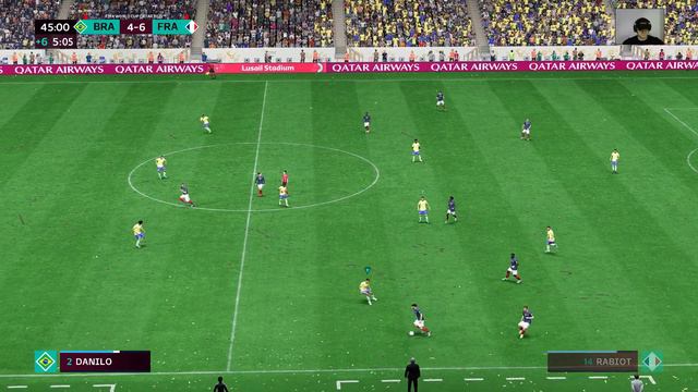 FIFA 23 - Brazil vs France - Final FIFA World Cup Qatar 2022 - Full Match All Goals - PC Gameplay смотреть онлайн