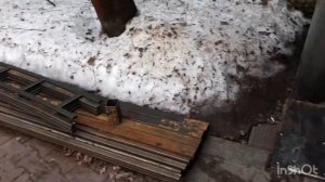 Навес из профильной трубы и поликарбоната своими руками!