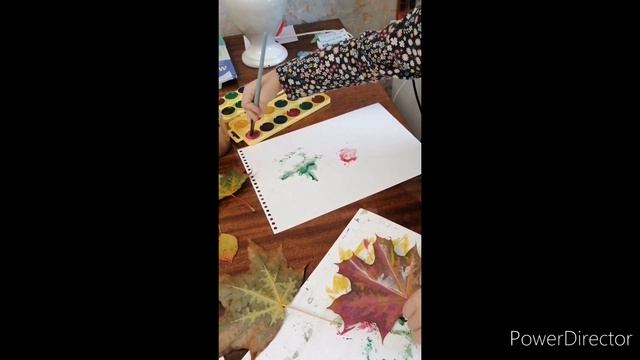 мастер класс Рисование листьев с детьми. смотреть онлайн