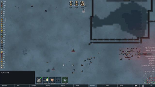 [55] Sea Ice Challenge - Mental Mining - RimWorld 1.4 - 3 Cold Snaps! - Take 2 смотреть онлайн