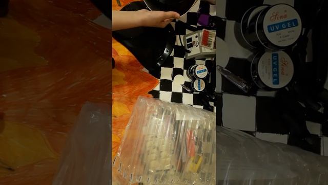 Распаковка стартового набора для маникюра с алиэкспресс) извините за качество смотреть онлайн