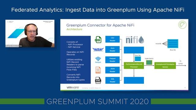 Federated Analytics: Ingest Data into Greenplum using Apache Nifi смотреть онлайн