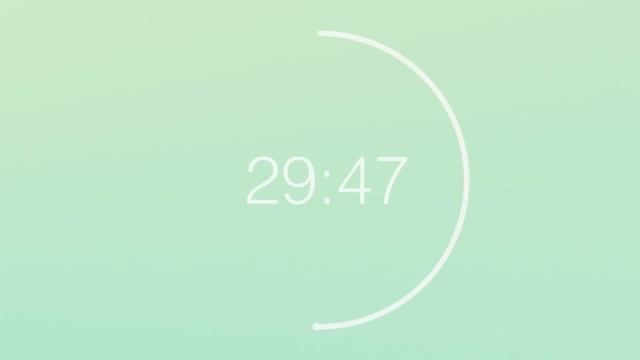 60 minute countdown timer - Pastel Color Wheel background смотреть онлайн