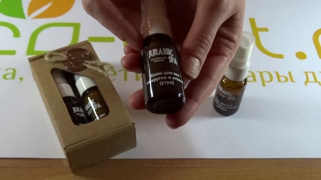 Видео обзор набор для век от кругов и отеков Jurassic SPA смотреть онлайн