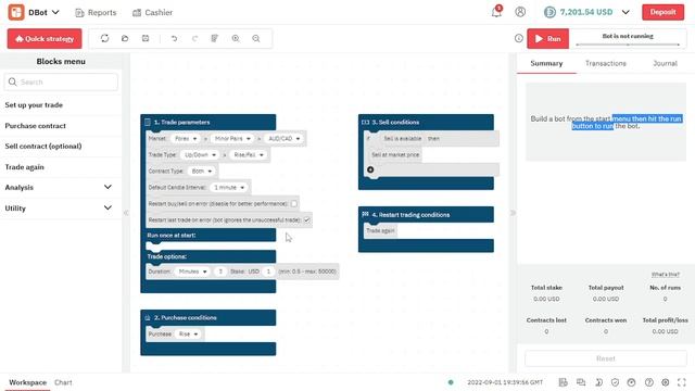 Deriv's Dbot - Create forex bots without coding (Introduction to creating robots) смотреть онлайн