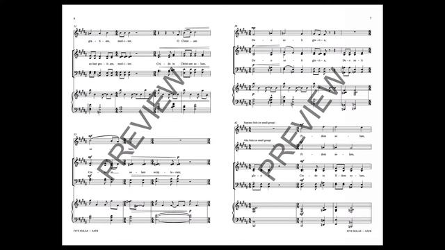 Five Solas (SATB Choir, opt. a cappella) - Music by Kyle Peterson смотреть онлайн