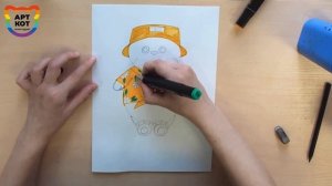 Как нарисовать Басика. 7+. Изостудия «АртКот», Москва, м.Печатники