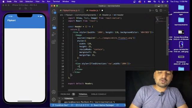 React Native Flipkart UI for Beginners ? | From Scratch ✅ | Engineer Codewala смотреть онлайн