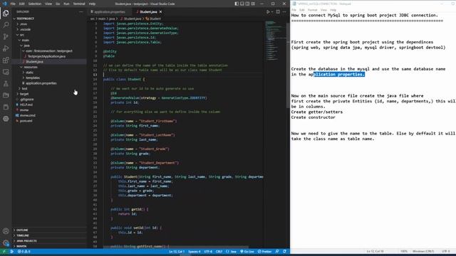 Spring Boot project Connection with MySQL смотреть онлайн