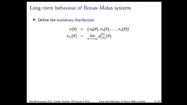2019 04 29 Non life insurance BM Long term behaviour смотреть онлайн