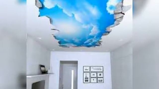 3D roof stickers ceiling ideas смотреть онлайн