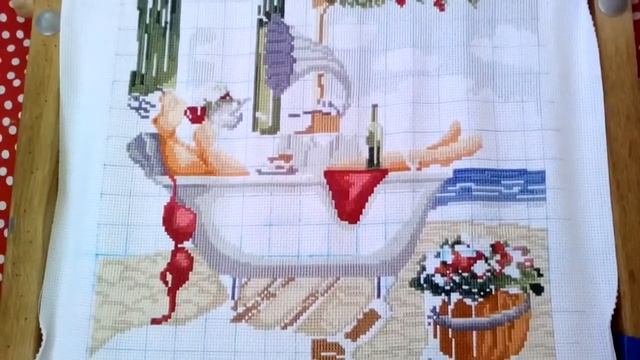 Мои вышивальные отчеты за июнь-июль. смотреть онлайн