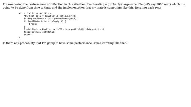 Software Engineering: Reflection performance in this iteration of a (probably) large excel file смотреть онлайн