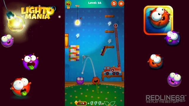 Lightomania: Level 1-24 Playroom - 3 Star Guide │ Redline69 Games смотреть онлайн
