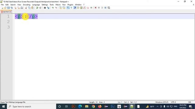 Html Tags and how to save the first file смотреть онлайн