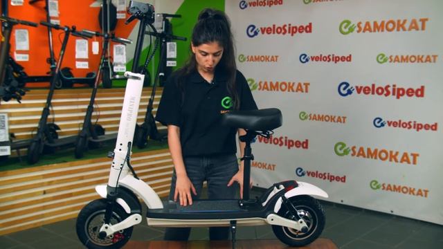 MINIPRO MI508+ - стильная подсветка, батарея 16AH 48V 500W на крутом городском электросамокате смотреть онлайн