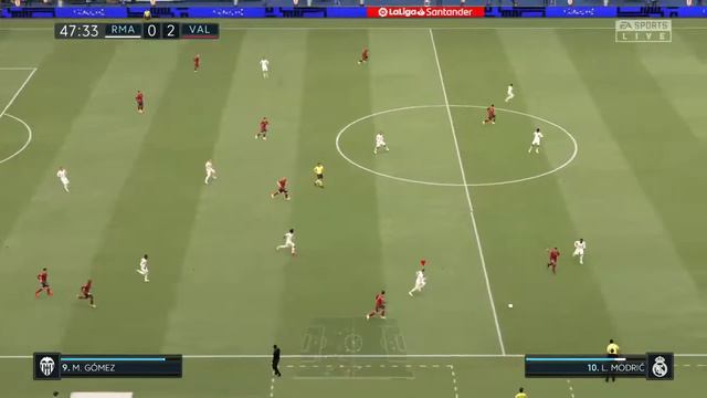 Реал Мадрид - Валенсия. Потрясающий КАМБЭК Реала!!! FIFA 22