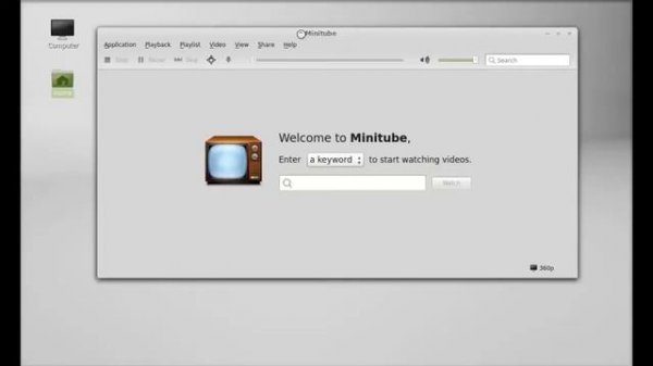 Minitube : Youtube client for video streaming & downloading on Linux Mint