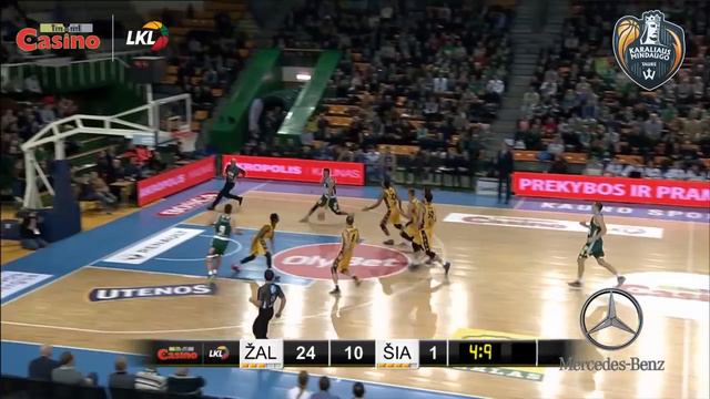 Tete-a-Tete Casino-LKL rungtynių momentas: E. Ulanovas kėlinį baigia galingu dėjimu смотреть онлайн