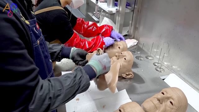 Human Robot Mass Production Process with New 3D Printer Factory in Korea смотреть онлайн