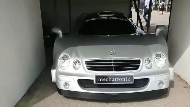 Mercedes AMG GTR, Mercedes CLK, McLaren 722 under one roof смотреть онлайн