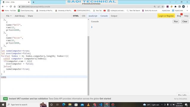Lecture No 14 How To Used some & every Function in JavaScript React js, Node js, Vue js смотреть онлайн