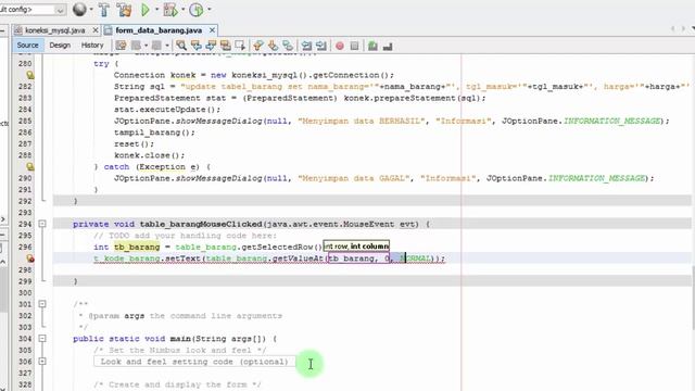 TUTORIAL JAVA NETBEANS – CARA MEMBUAT TOMBOL UPDATE KE DATABASE MYSQL MENGGUNAKAN JAVA NETBEANS смотреть онлайн