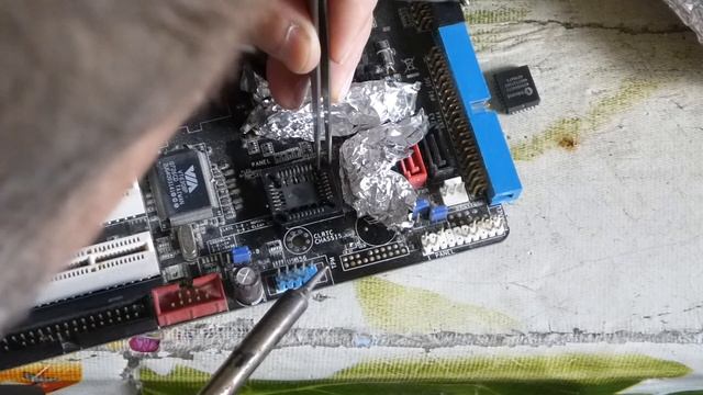 Ремонт материнской платы Asus P5N-E SLI (BIOS plcc32) смотреть онлайн