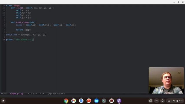 Finding the Slope Between Two Points Using Python смотреть онлайн