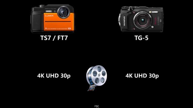 Panasonic LUMIX DC-TS7 / DC-FT7 vs Olympus Tough TG-5 смотреть онлайн