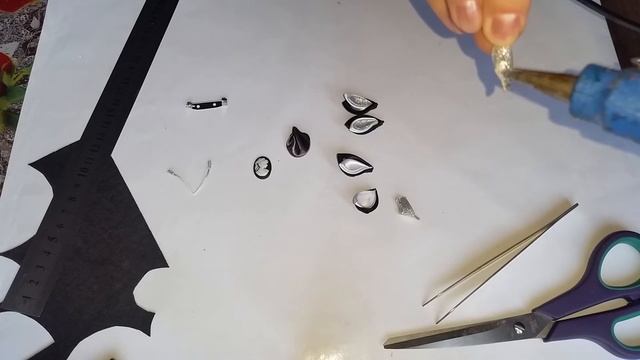 Брошь - Бабочка с камеей. DIY Butterfly brooch with cameo смотреть онлайн