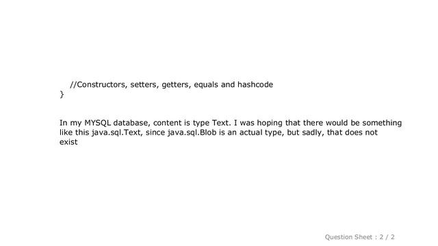 MySQL : JPA: how do I persist a String into a database field, type MYSQL Text смотреть онлайн