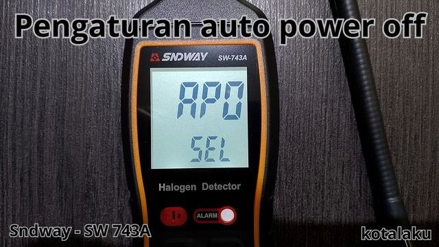 Detektor Gas Halogen Detector Leak Tester Sndway SW 743A смотреть онлайн