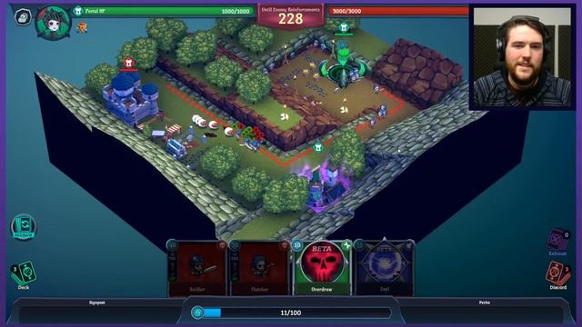 REVERSE-TOWER DEFENSE DECK BUILDER | Let's Play Necronator: Dead Wrong | Graeme Games смотреть онлайн