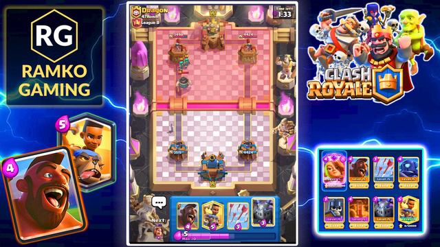 UNSTOPPABLE OFFENSE!! NEW 2X HOG RIDER + RAM RIDER - Clash Royale смотреть онлайн