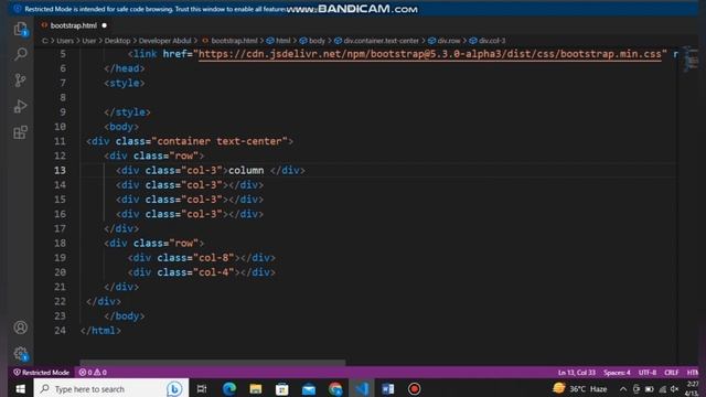 bootstrap Grid system details by html css смотреть онлайн