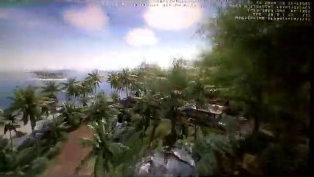 Crysis benchmark 1920x1080, 8x aa, very high setting, XFX HD 5870 i3 540 Intel X25M смотреть онлайн