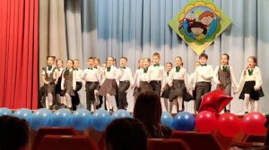 "Бравые солдаты" исполняет 1"А" класс МБОУ "СОШ 45" г. Братска